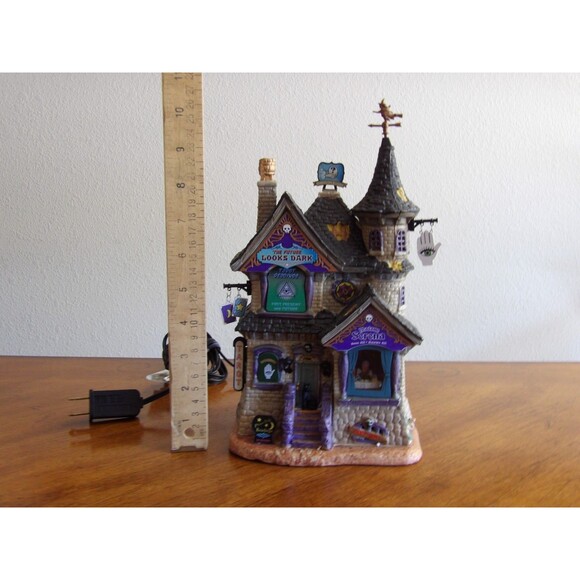 Lemax Spooky Town Halloween Village The Future Looks Dark 25857 Serena Tested - Picture 5 of 16